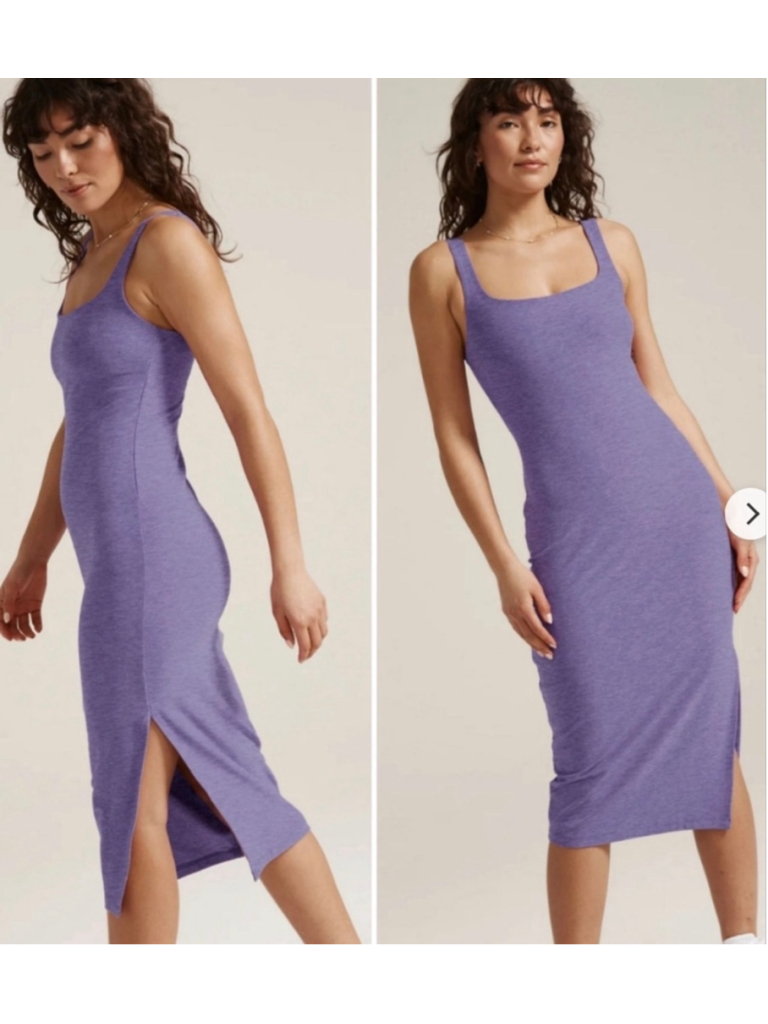 Nwot Beyond Yoga Midi Dress S Purple